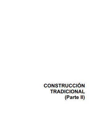 Construccion Tradicional Detalles Mamposteria