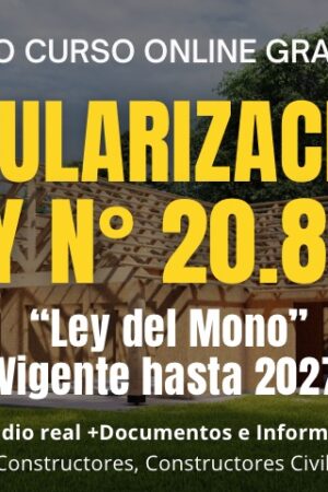 Curso Regularización Ley N° 20.898 (extensión hasta 2027)