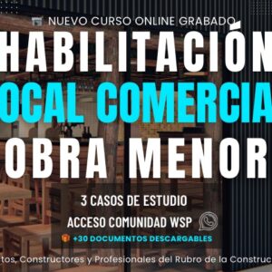 HABILITACIÓN LOCAL COMERCIAL OBRA MENOR