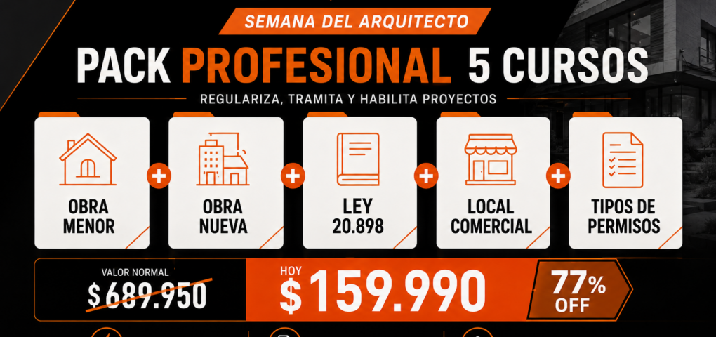 PACK PROFESIONAL 5 CURSOS | SEMANA DEL ARQUITECTO