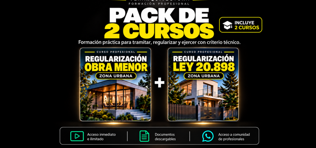 PACK DUO | OBRA MENOR + LEY 20.898 (LEY DEL MONO)